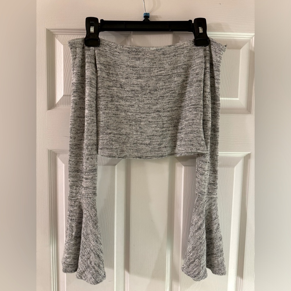 Cropped Sparkle Sweater Shirt from Forever 21